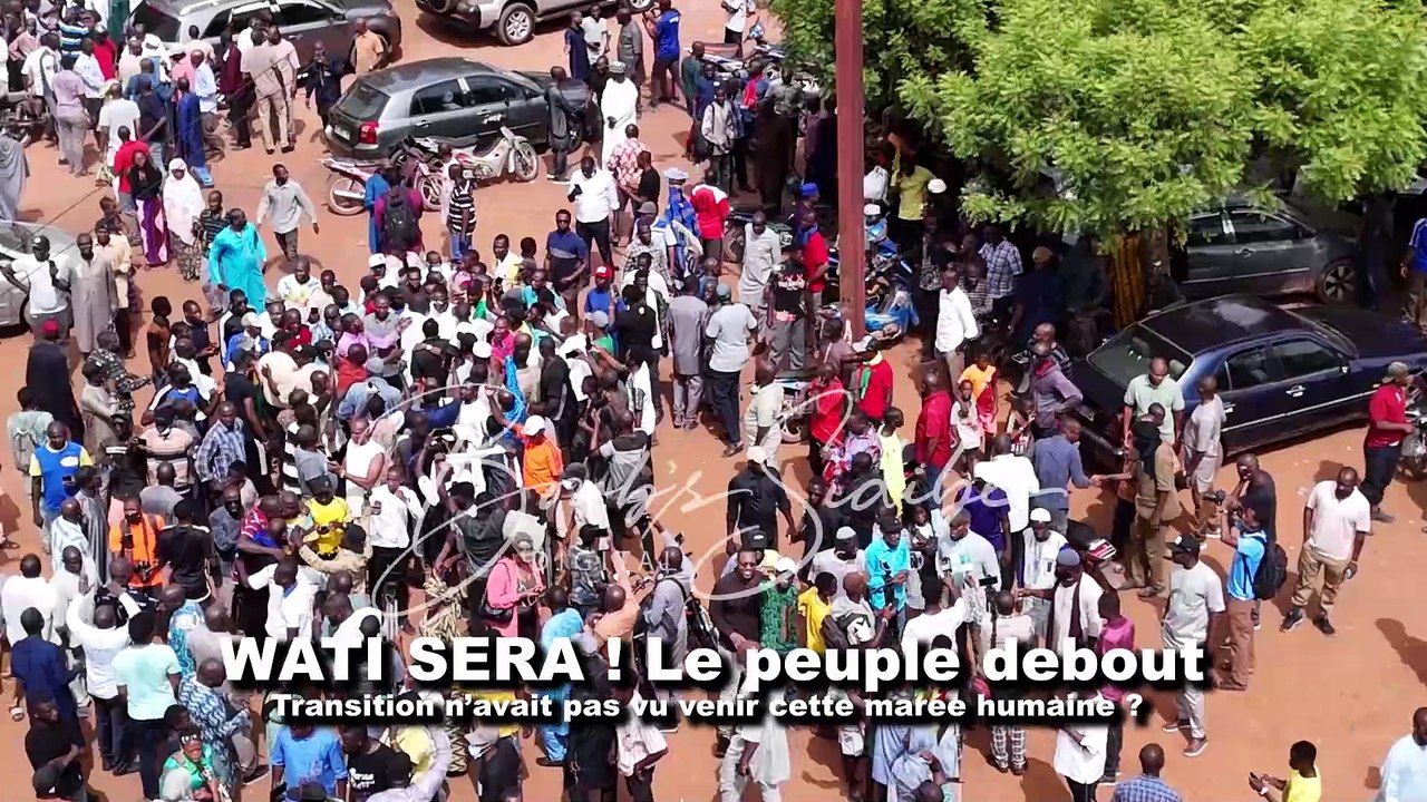 🔴 WATI SERA ! Le peuple debout 🇲🇱  Et si la Transition n’avait pas vu venir cette marée humaine