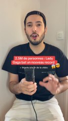 2.5M de personnes : Lady Gaga bat un nouveau record 🤯😱