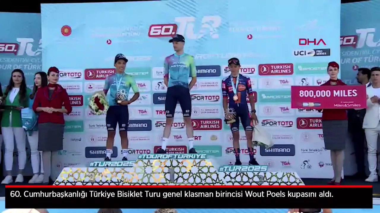 60. Cumhurbaşkanlığı Türkiye Bisiklet Turu tamamlandı