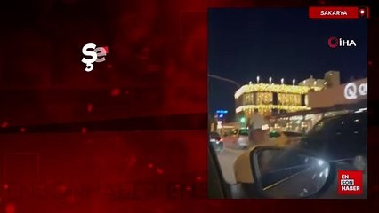 Sakarya’da şehrin göbeğinde dörtnala: Gören dönüp bir daha baktı