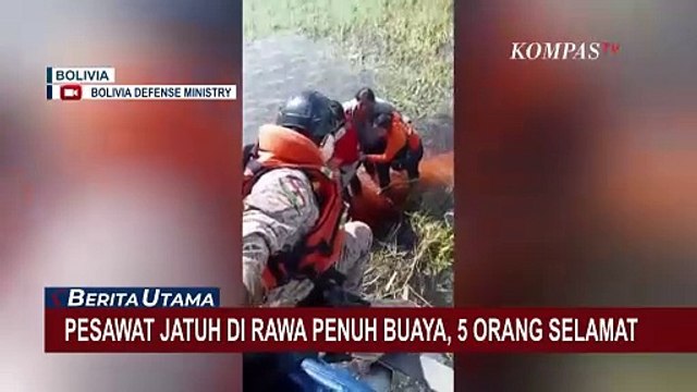 Evakuasi Korban Pesawat Jatuh di Hutan Amazon Penuh Buaya, 5 Orang Selamat Usai Bertahan 36 Jam!