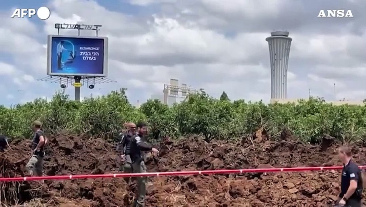 Israele, missile dallo Yemen colpisce presso l'aeroporto di Tel Aviv