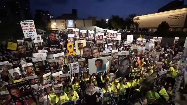 تظاهرة في تل أبيب للمطالبة باتفاق لإطلاق الرهائن