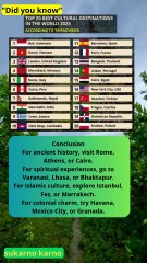 best places cultural tourism destinations in the world #quotes #ranking