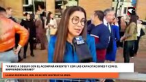 “Vamos a seguir con el acompañamiento y con las capacitaciones y con el emprendedurismo”