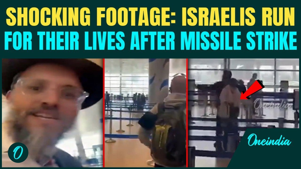 Most Shocking Footage: Israelis Run for Their Lives as Houthi Missile Strikes Ben Gurion Airport