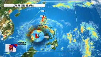 Low Pressure Area sa loob ng Philippine Area of Responsibility, patuloy na binabantayan ng PAGASA | 24 Oras Weekend