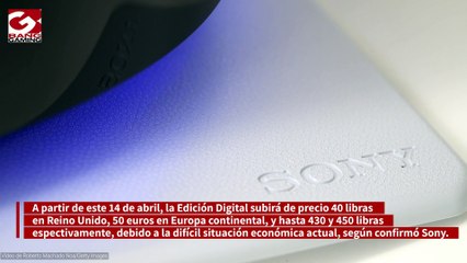 Subirá PlayStation 5 de precio en Reino Unido, Europa, Australia y Nueva Zelanda