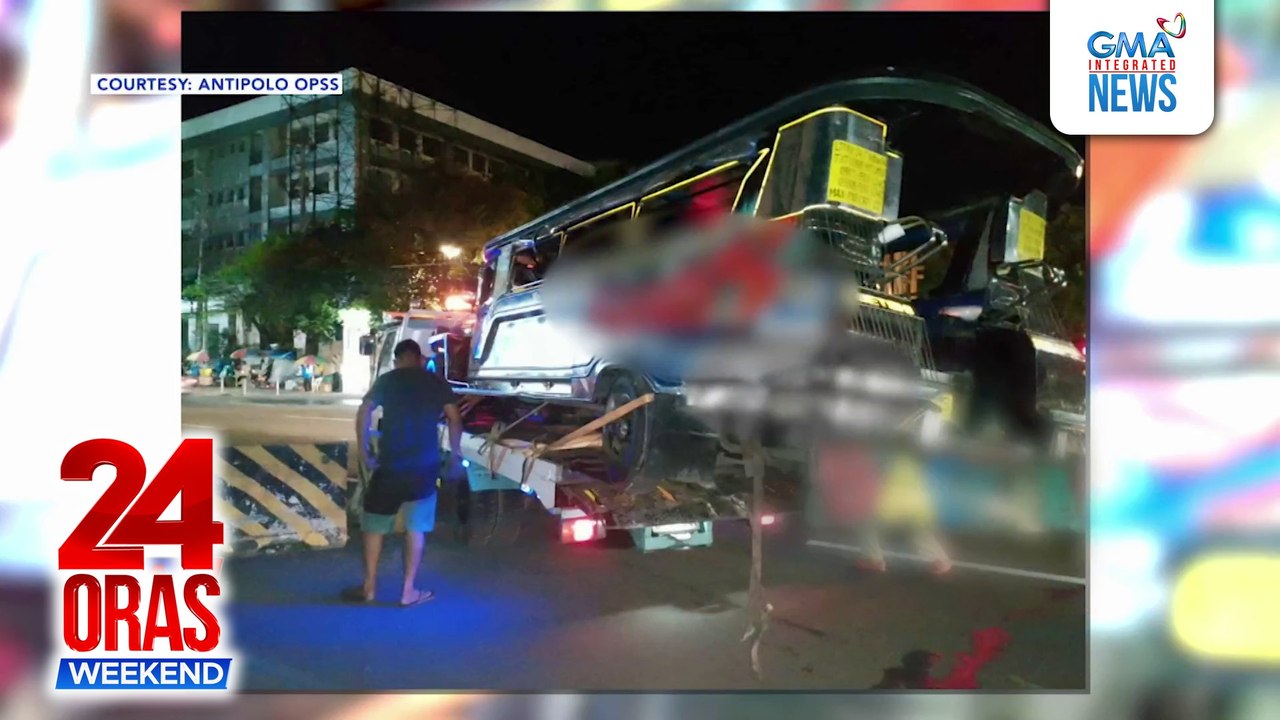 ONLINE EXCLUSIVE 24 ORAS WEEKEND (MAY 4, 2025): Nadisgrasyang jeep sa Antipolo City; pagpapapalit ng nasirang Gate 3 ng Bustos Dam; LPA sa loob ng PAR; at iba pang mga balita.  | 24 Oras Weekend