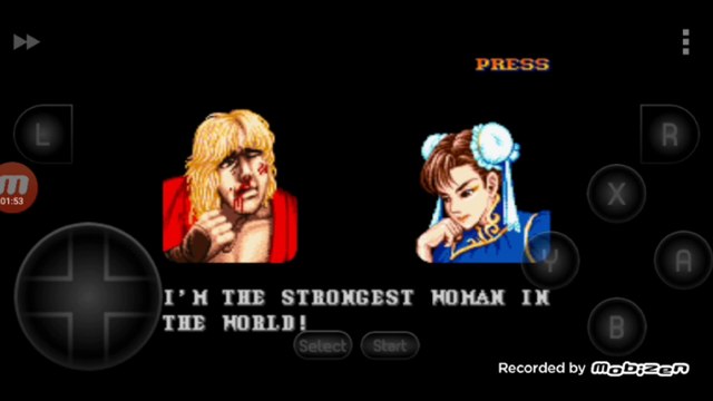 Street Fighter II Turbo: Hyper Fighting Ken vs Chun-li Ken é derrotado por Chun-li