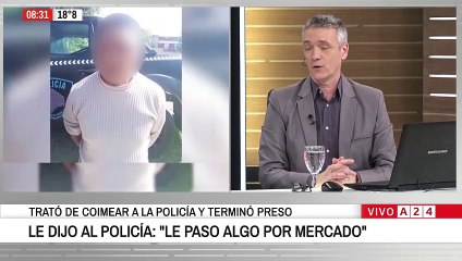 🚨 QUISO COIMEAR A LA POLICÍA Y TERMINÓ PRESO
