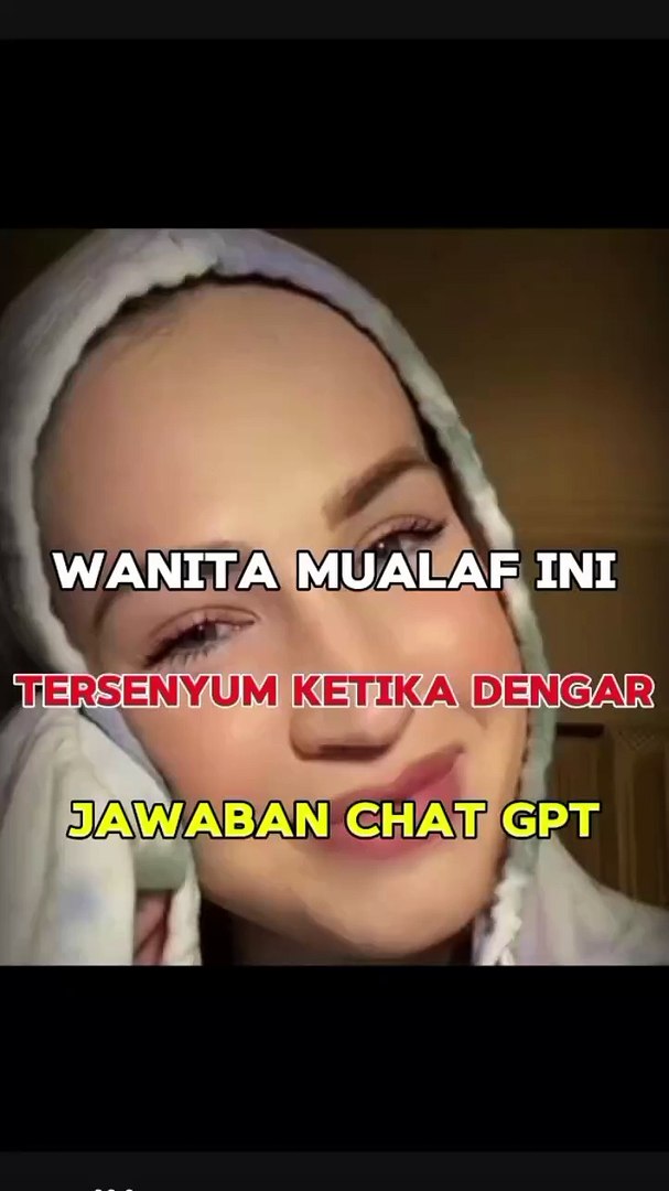 Gadis Mualaf Ini Tersenyum Mendengar Jawaban ChatGpt