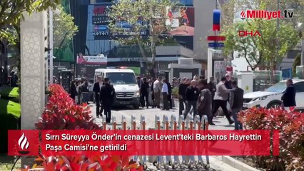 Sırrı Süreyya Önder'in cenazesi Barbaros Camii’nde