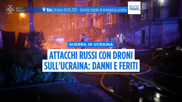 Guerra in Ucraina: 11 feriti a Kiev, drone navale abbatte un caccia russo