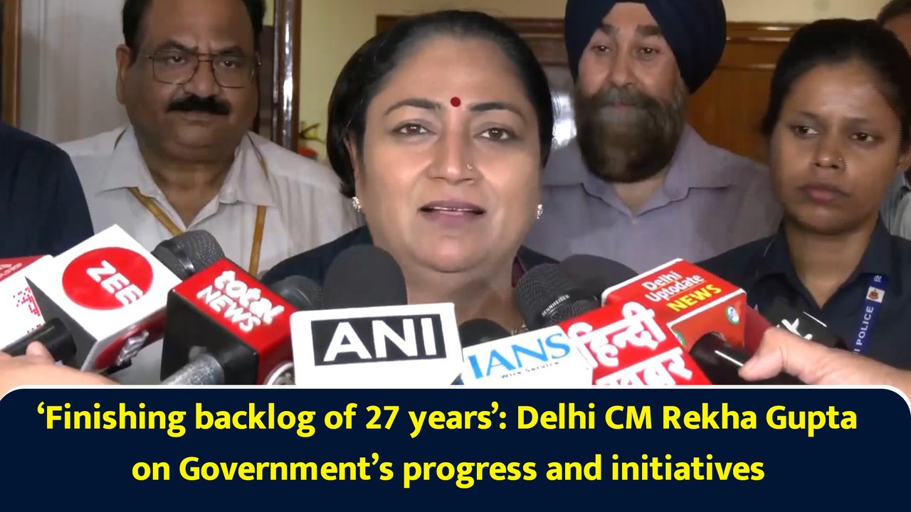 ‘Finishing backlog of 27 years’: Delhi CM Rekha Gupta on Government’s progress and initiatives