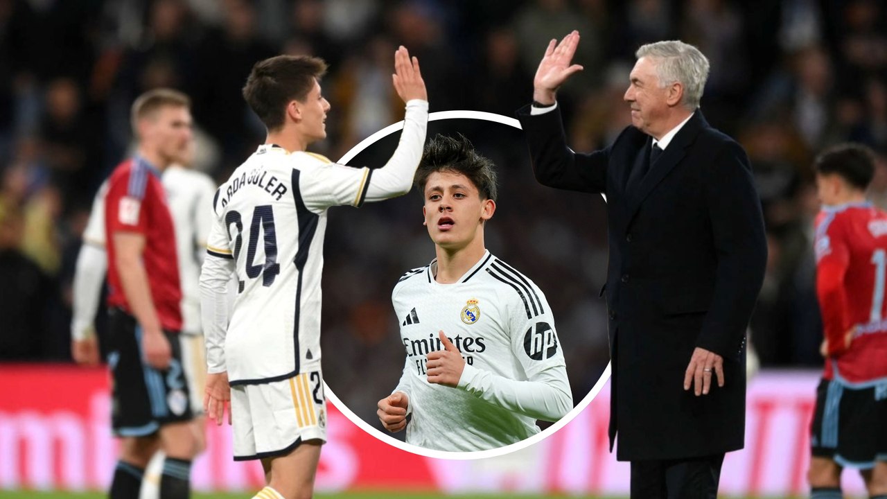 Arda Güler se viste de gloria en la victoria del Real Madrid y así lo reconoce Carlo Ancelotti