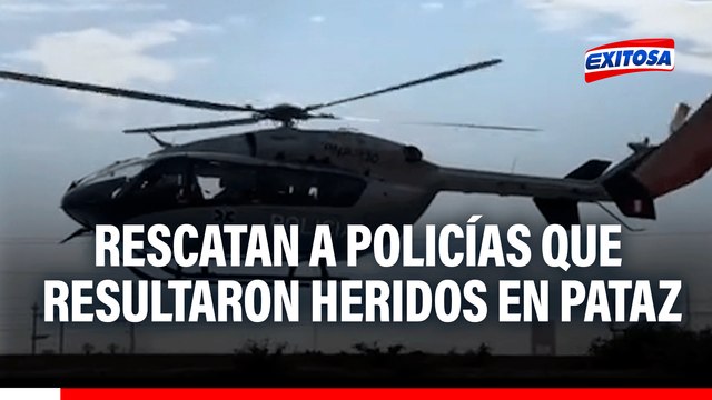 Emergencia en Pataz: Rescatan a policías que resultaron heridos tras enfrentamiento con criminales