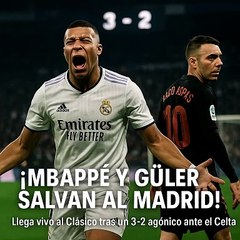 🎯¡MBAPPÉ Y GÜLER SALVAN AL MADRID ENTRE PITOS!😱 LLEGAN VIVOS AL CLÁSICO🔥