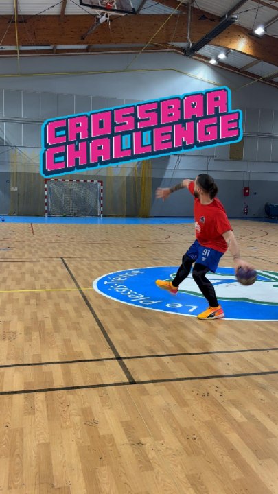 CROSS BAR CHALLENGE ! 🥅⚽️ #Handball #Reels #Explorer #Sport #Challenge