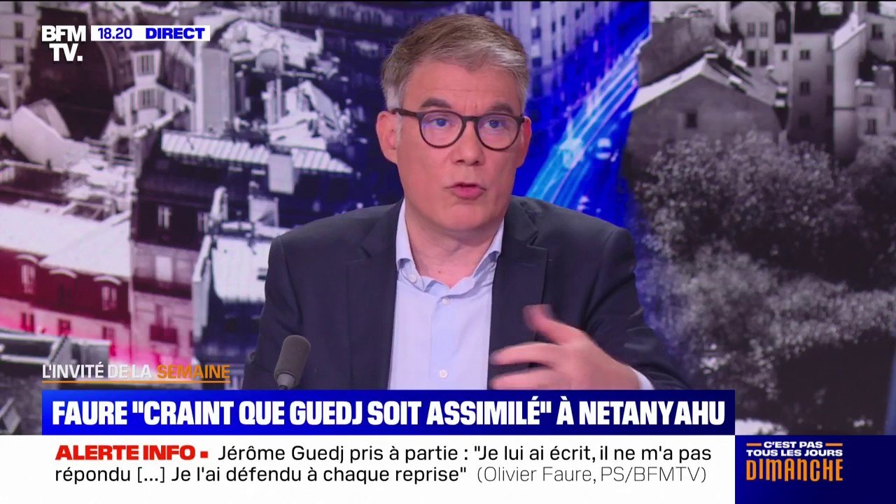 Pour Olivier Faure, Premier secrétaire du Parti socialiste, "il y a un antisémitisme de gauche"