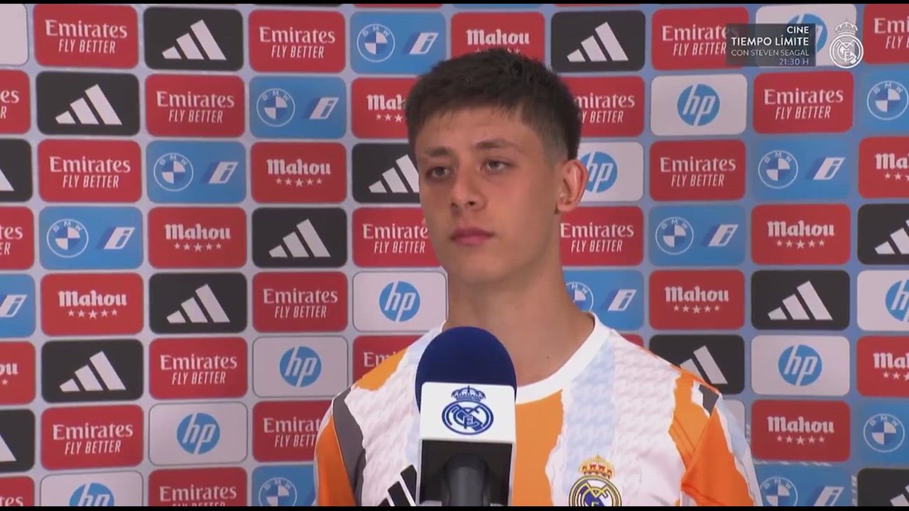Arda Güler, en zona mixta tras el Real Madrid 3 - Celta de Vigo 2