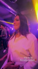 Η Ευρυδίκη Βαλαβάνη χορεύει με φουσκωμένη κοιλίτσα