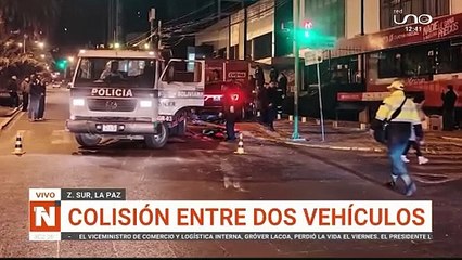LPZ COLISIÓN DE DOS VEHICULOS