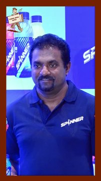 CRICKET LEGEND MUTTIAH MURALITHARAN AT THE LAUNCH OF SPINNER THE SPORTS BEVERAGE CATEGORY | CINEMA NEWS PAPER |