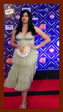 ADAH SHARMA AT THE RED CARPET OF 6TH EDITION OF ICONIC GOLD AWARDS | CINEMA NEWS PAPER |