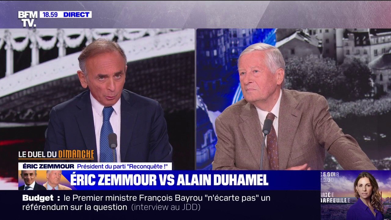 Référendum sur le budget: pour Éric Zemmour (Reconquête!), "il n'y aura pas de solution avec cette classe politique"