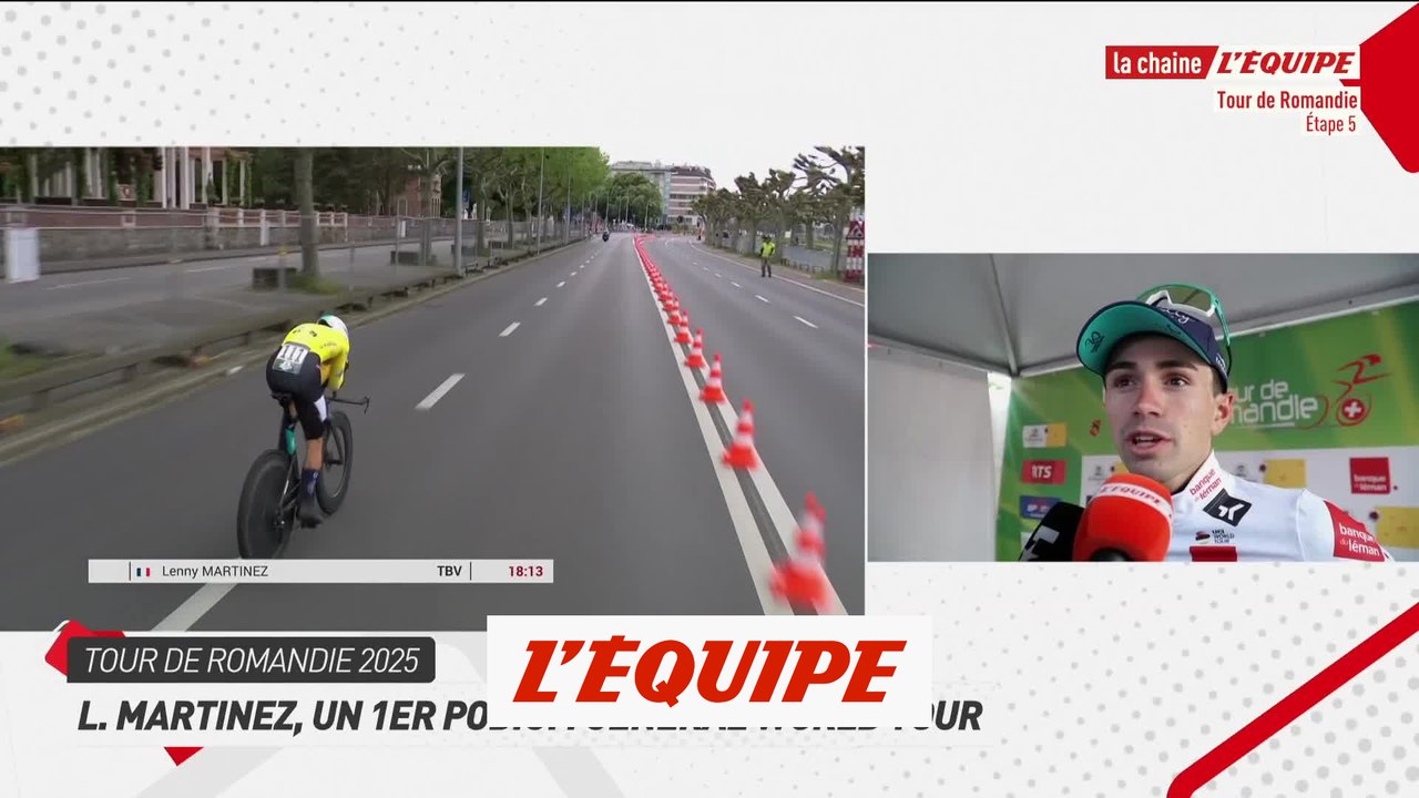 Martinez : « Je ne pouvais pas espérer mieux » - Cyclisme - T. Romandie