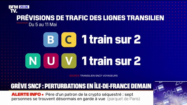 Grève SNCF: des perturbations sont à prévoir sur certaines lignes en Île-de-France