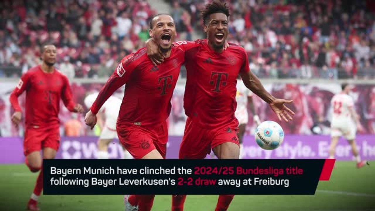 Breaking News - Bayern Munich crowned Bundesliga champions