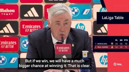 El Clasico will be 'decisive' for LaLiga title - Ancelotti