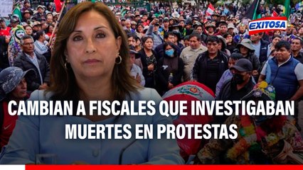 Dina Boluarte: Cambian fiscales que investigaban muertes en protestas contra la presidenta
