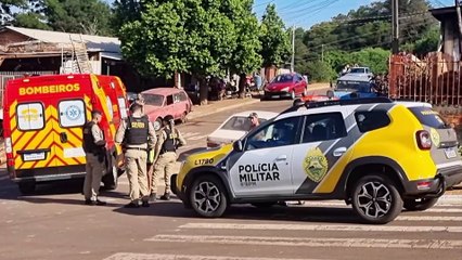 Bombeiros atendem vítima esfaqueada no XIV de Novembro