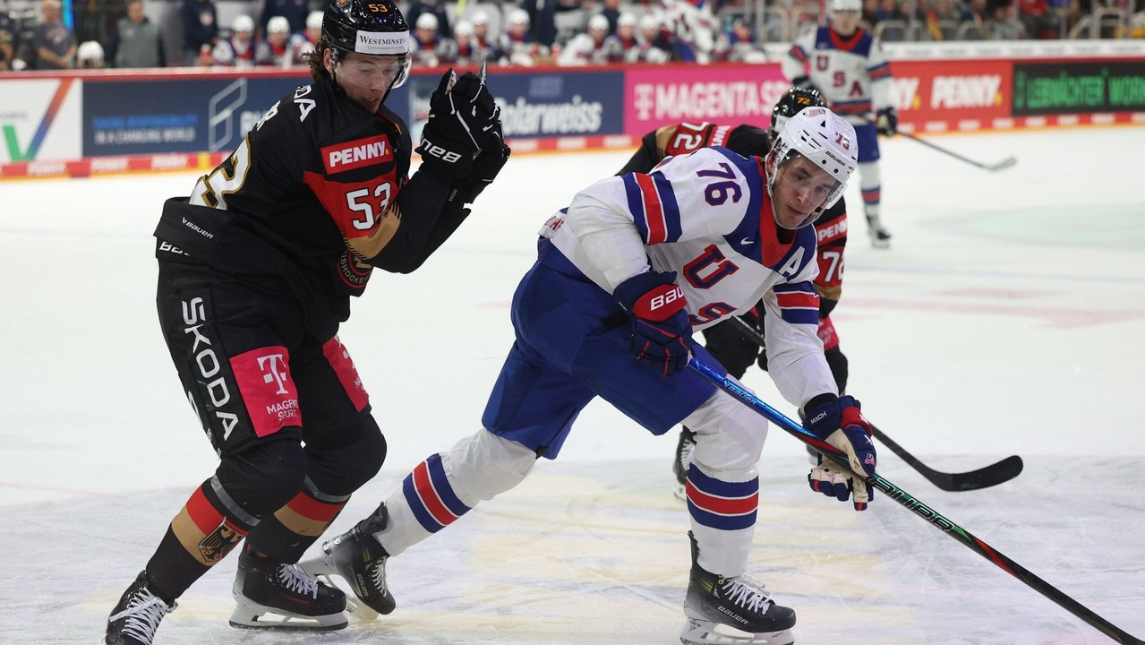 Im Video: DEB-Team verliert mit Kapitän Seider WM-Test gegen die USA
