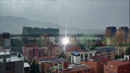 No cesan las lluvias en Medellin y Área Metropolitana
