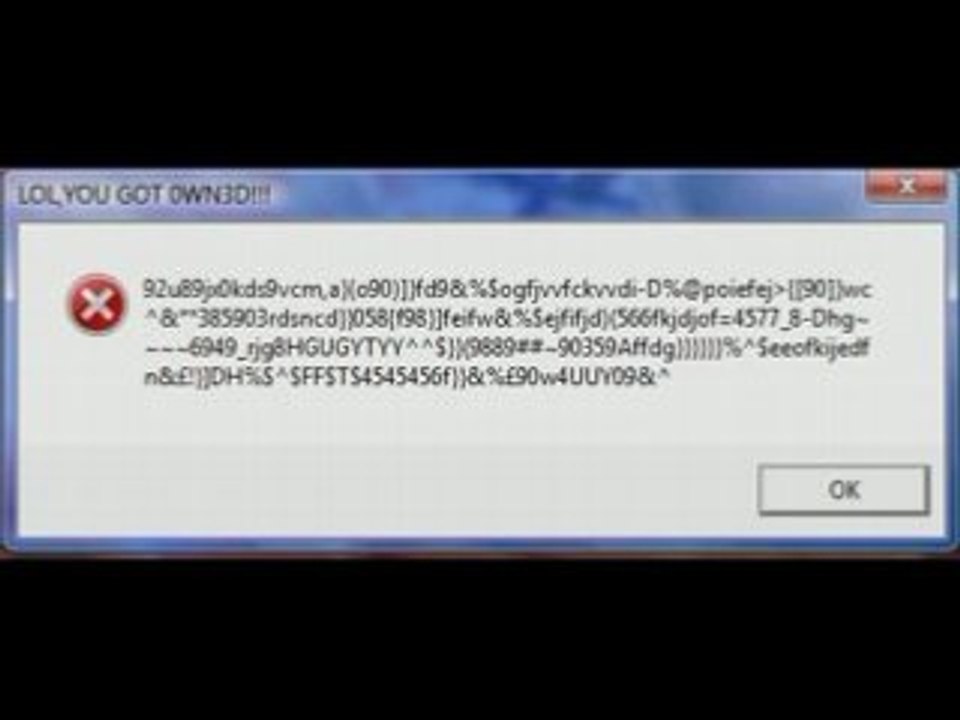 AAAAAHHHHH A VIRUS!!! NOZ I GOT 0WN3D...XD