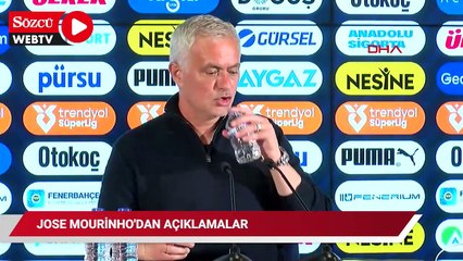 Jose Mourinho'dan açıklamalar