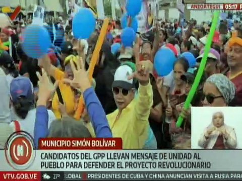 Anzoátegui | Habitantes de Simón Bolívar salen a las calles en apoyo al candidato Luis José Marcano
