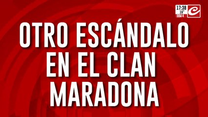 Otro escándalo en el clan Maradona: el chino Machuca separado y con orden de perimetral