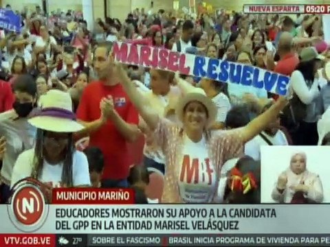 Nueva Esparta | Educadores de Mariño expresaron su apoyo a la candidatura de Marisel Velásquez
