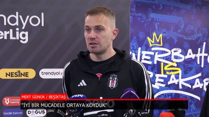 Beşiktaş'ta Mert Günok: Önümüzdeki yıl için beklentilerimiz yüksek