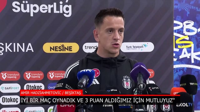 Beşiktaş'ta Amir Hadziahmetovic: Burada puan almak çok kolay değil