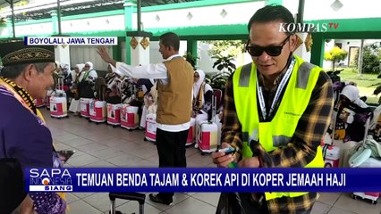 Embarkasi Solo Sita Temuan Korek Api Hingga Benda Tajam di Koper Jemaah Haji