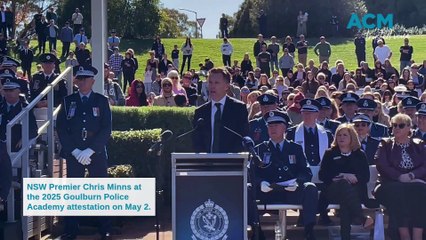 Goulburn Police Academy attestation 2025
