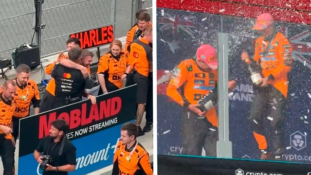 McLaren festeja el 1-2 que lograron Oscar Piastri y Lando Norris en el GP de Miami