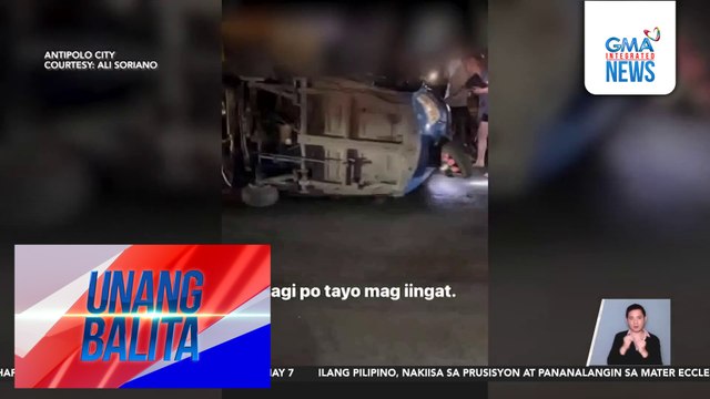 Driver, patay nang madaganan ng minamanehong tricycle matapos sumalpok sa gilid ng kalsada | Unang Balita