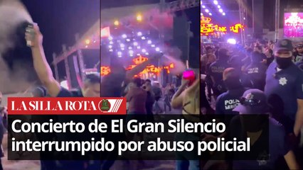 Policías lanzan gas pimienta en concierto de El Gran Silencio en Manzanillo